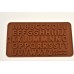 Alphabet Silicone Chocolate Mould