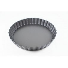 Quiche Pie Tart Pan Removable Bottom Hard Anodised 160mm x 143mm x 23mm