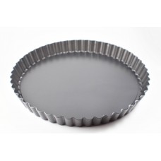 Quiche Pie Tart Pan Removable Bottom Hard Anodised 24cm x 22.1cm x 2.6cm