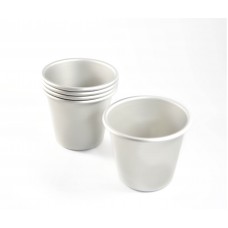 Round Cup Baking Mould 60mm x 45mm x 56mm 5pcs