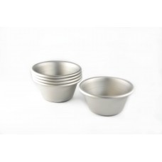 Round Cup Baking Mould 65mm x 47mm x 34mm 5pcs
